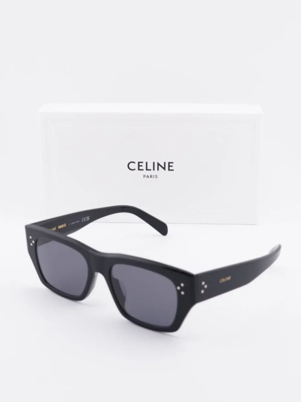 Celine CL40297U 01D Square Sunglasses - Black / Grey